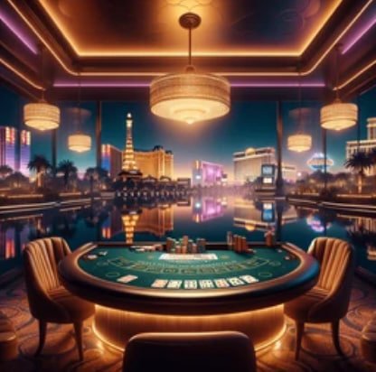 bed 1111 live table section with structured table-style entertainment interface